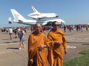 Monks_In_Front_Of_Space_Shuttle_Endeavour